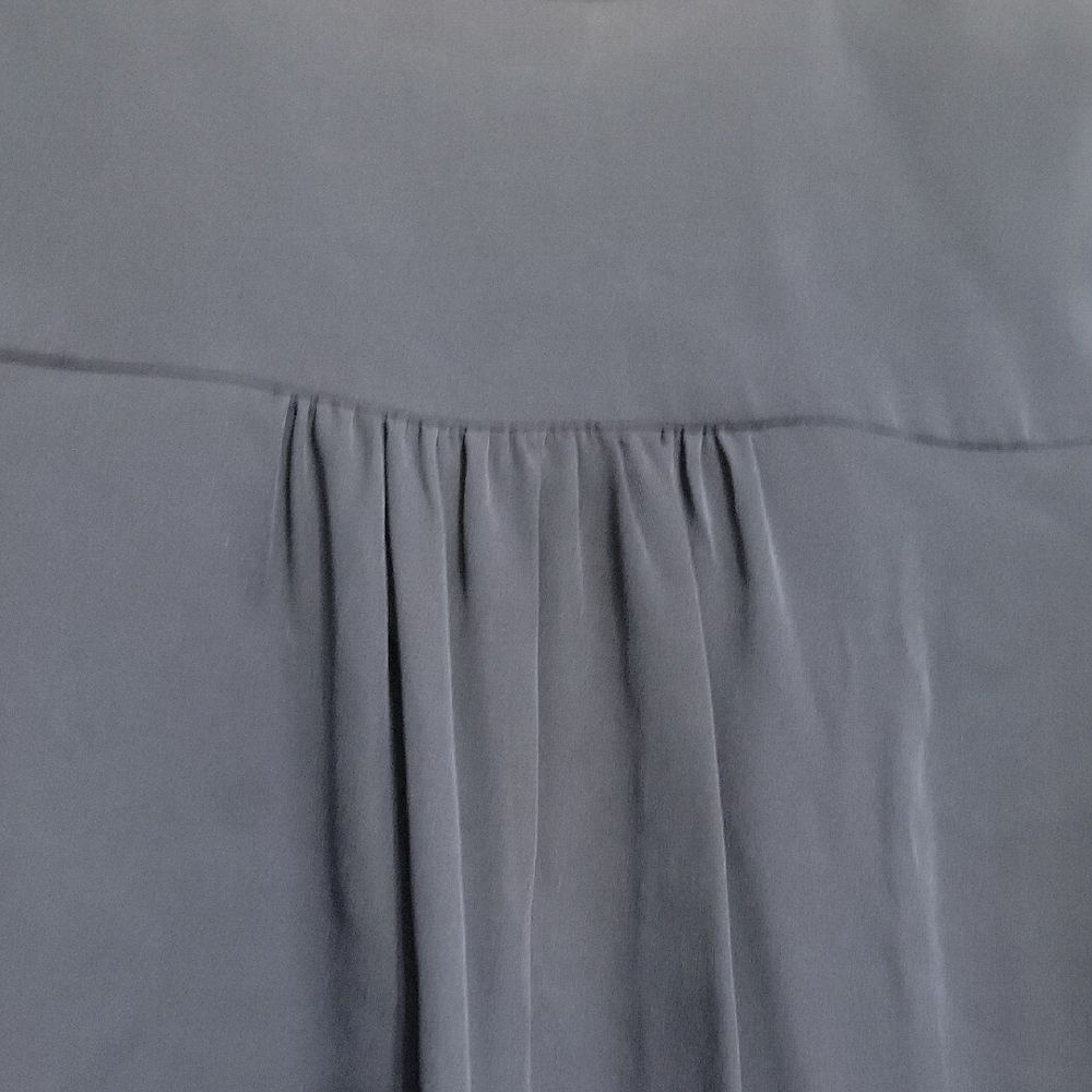 Joie Deep Blue Silk Blouse with Tassel Details - Picture 13 of 14